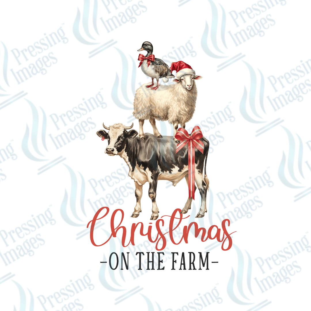 DTF 2850 Christmas on the farm - Pressing Images