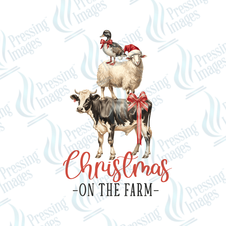 DTF 2850 Christmas on the farm - Pressing Images