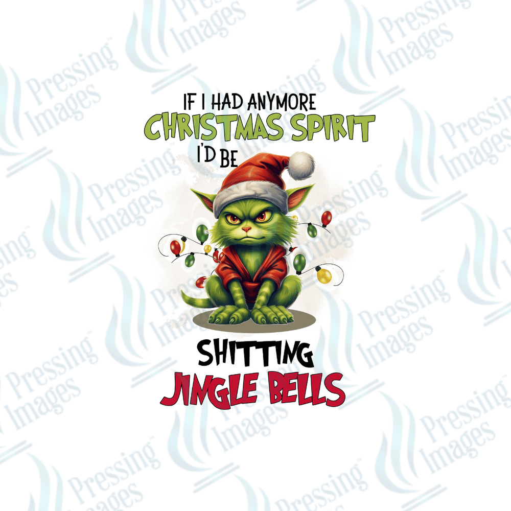 DTF 2854 Shitting jingle bells - Pressing Images