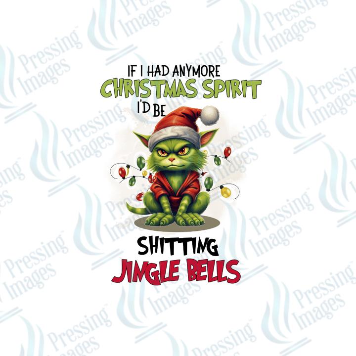 DTF 2854 Shitting jingle bells - Pressing Images