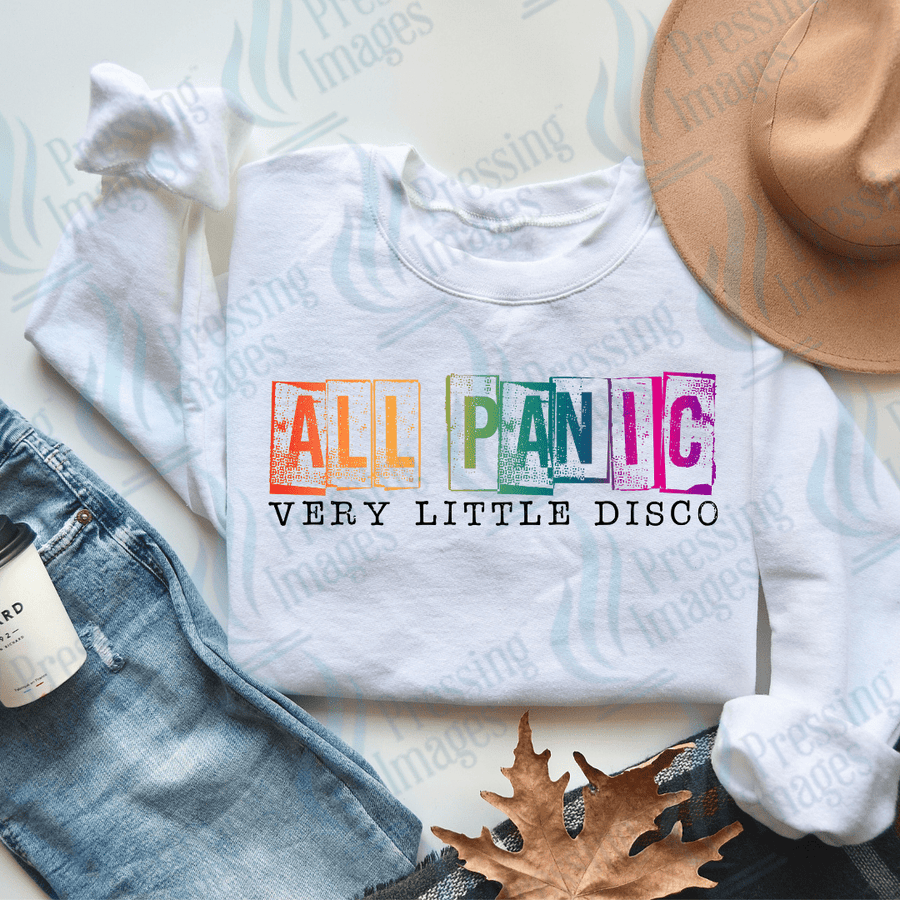 DTF 2860 All panic very little disco - Pressing Images