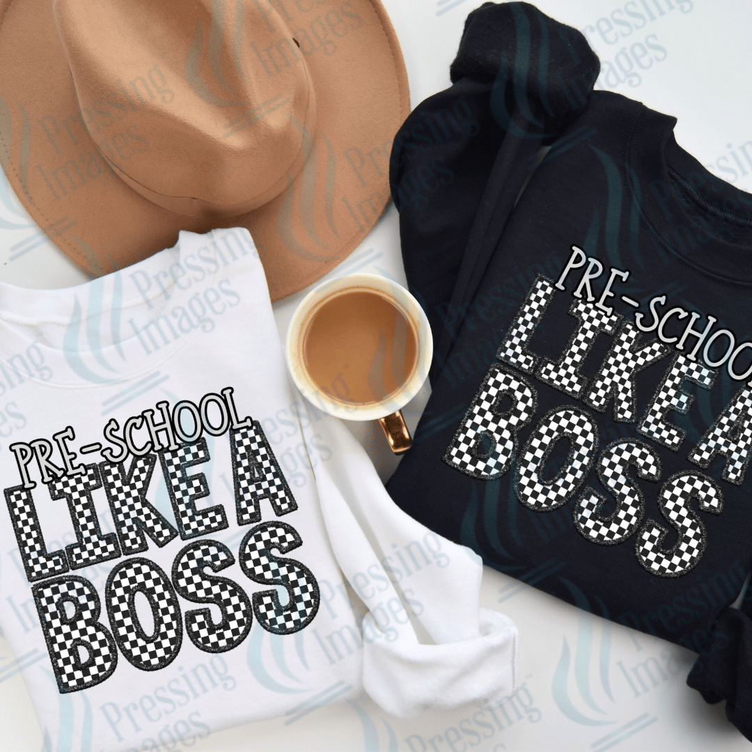 DTF 2865 Preschool like a boss - Pressing Images