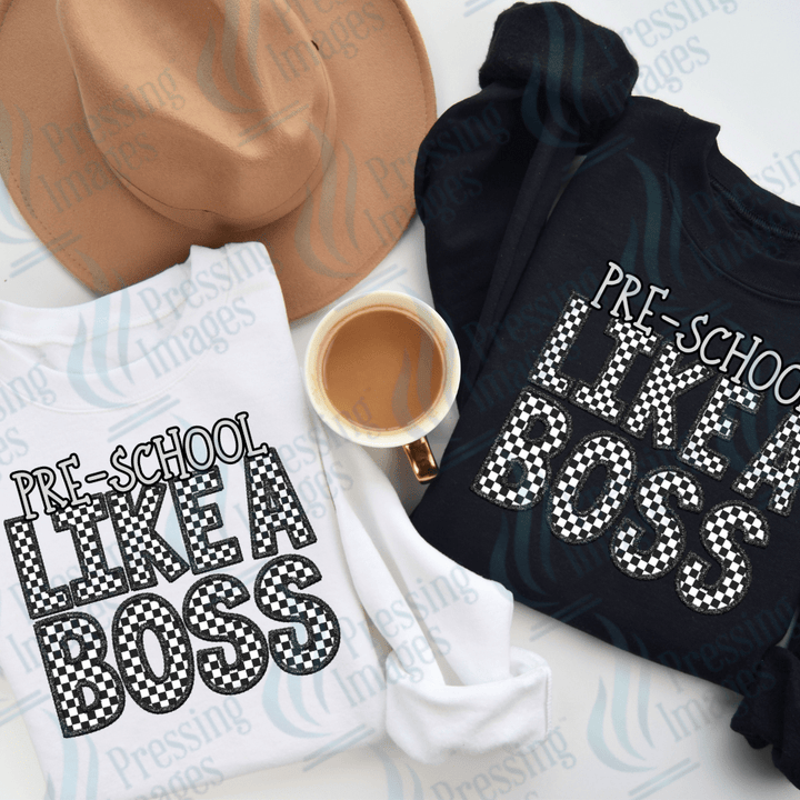 DTF 2865 Preschool like a boss - Pressing Images