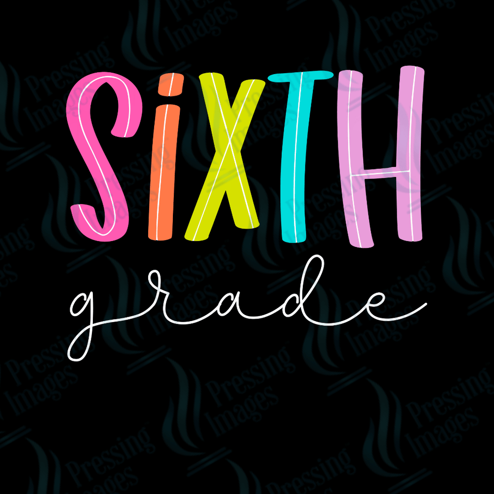 DTF 2869 Coloured font grade - Pressing Images