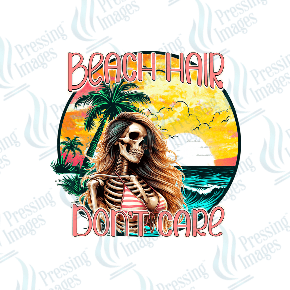 DTF 2875 Beach hair don't care - Pressing Images