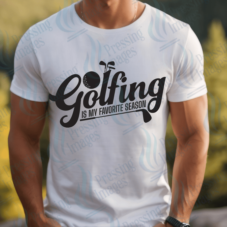 DTF 2881 Golfing is my favourite season - Pressing Images