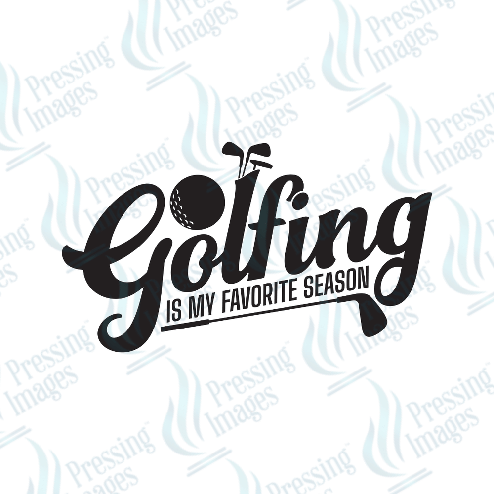 DTF 2881 Golfing is my favourite season - Pressing Images