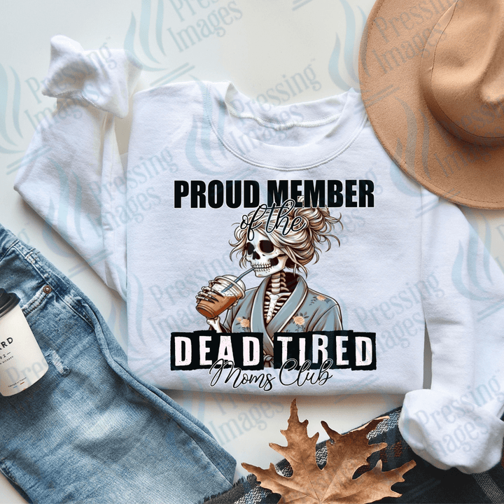 DTF 2892 Tired mom club - Pressing Images