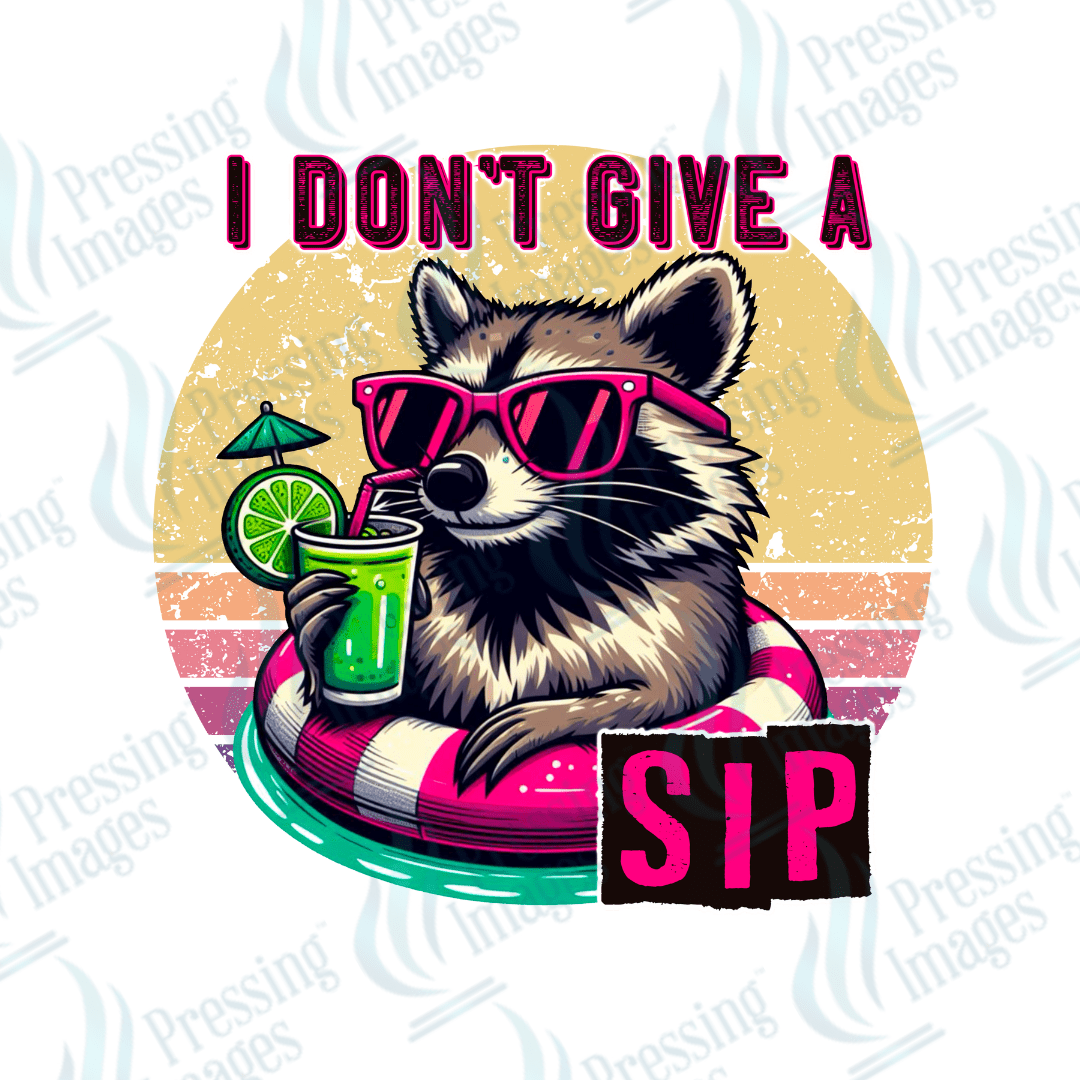DTF 2893 I don't give a sip - Pressing Images