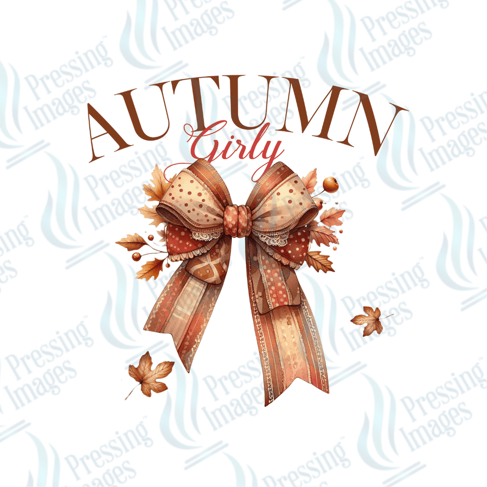 DTF 2902 Autumn girl - Pressing Images