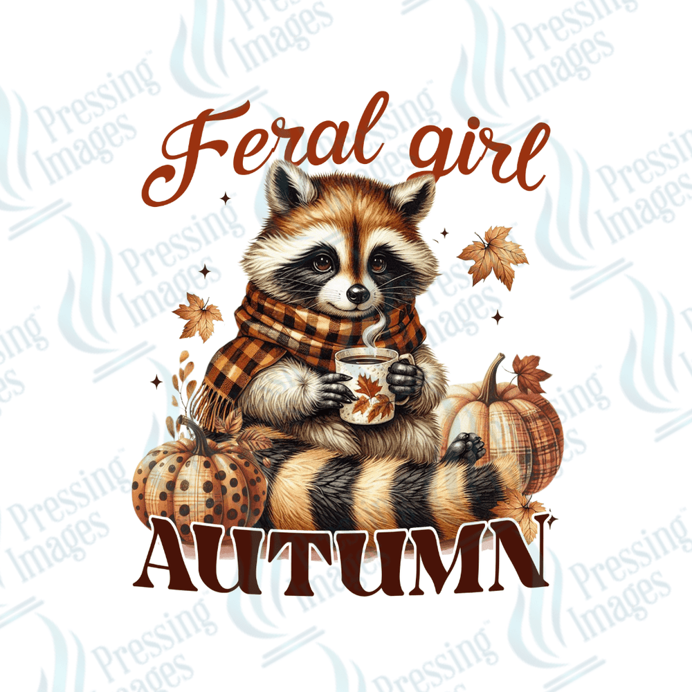 DTF 2907 Feral Girl - Pressing Images