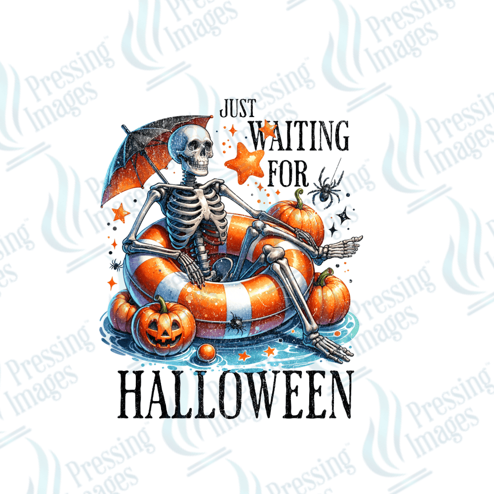 DTF 2909 Just waiting for Halloween - Pressing Images