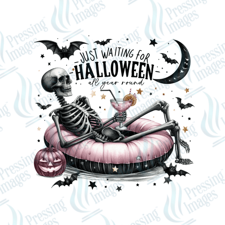 DTF 2931 Just waiting for Halloween - Pressing Images