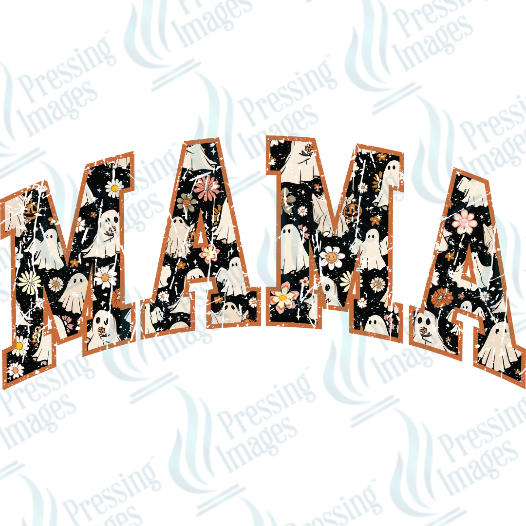 DTF 2932 Mama Halloween - Pressing Images