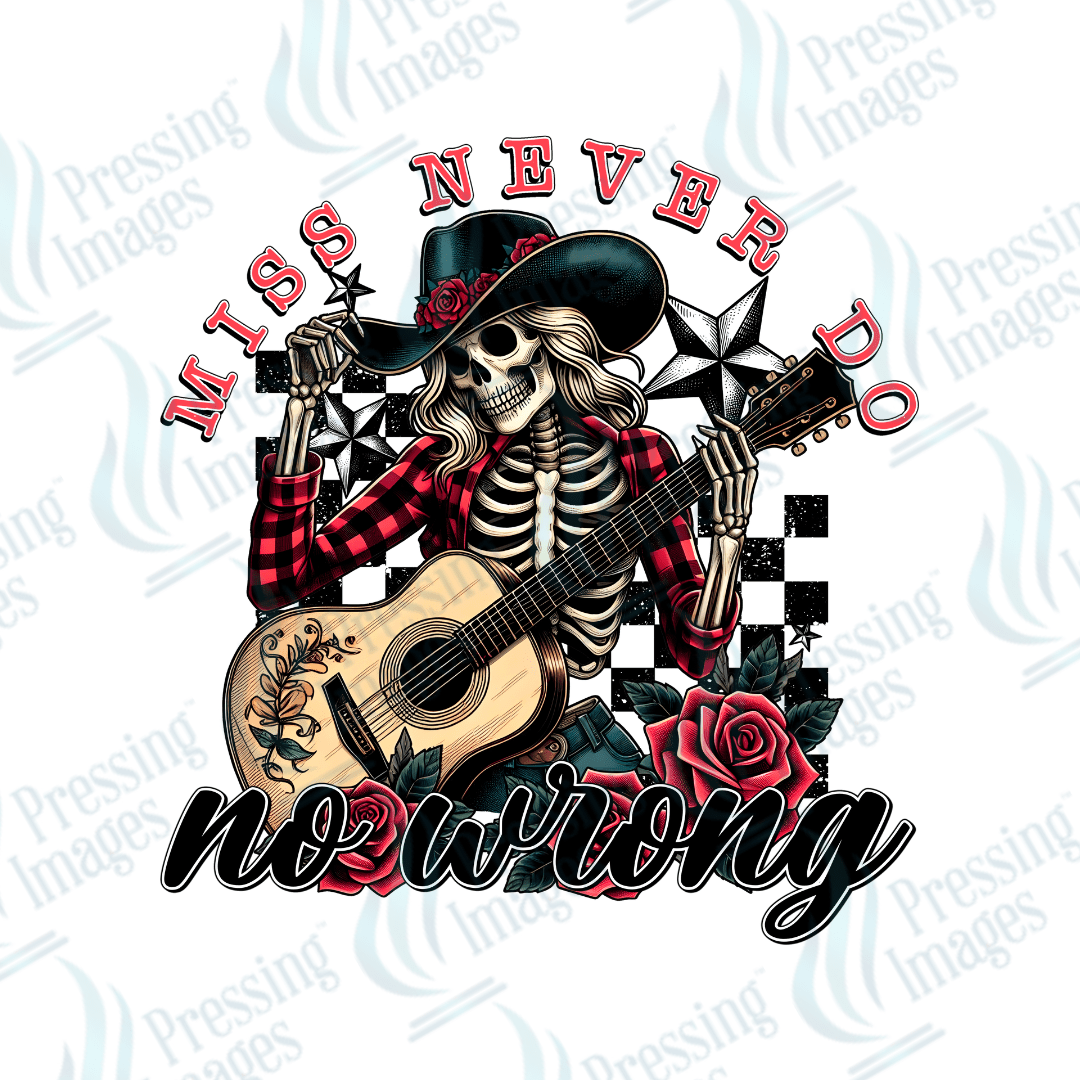 DTF 2940 Miss never do no wrong - Pressing Images