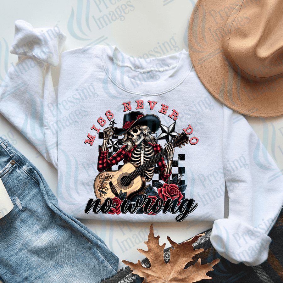 DTF 2940 Miss never do no wrong - Pressing Images