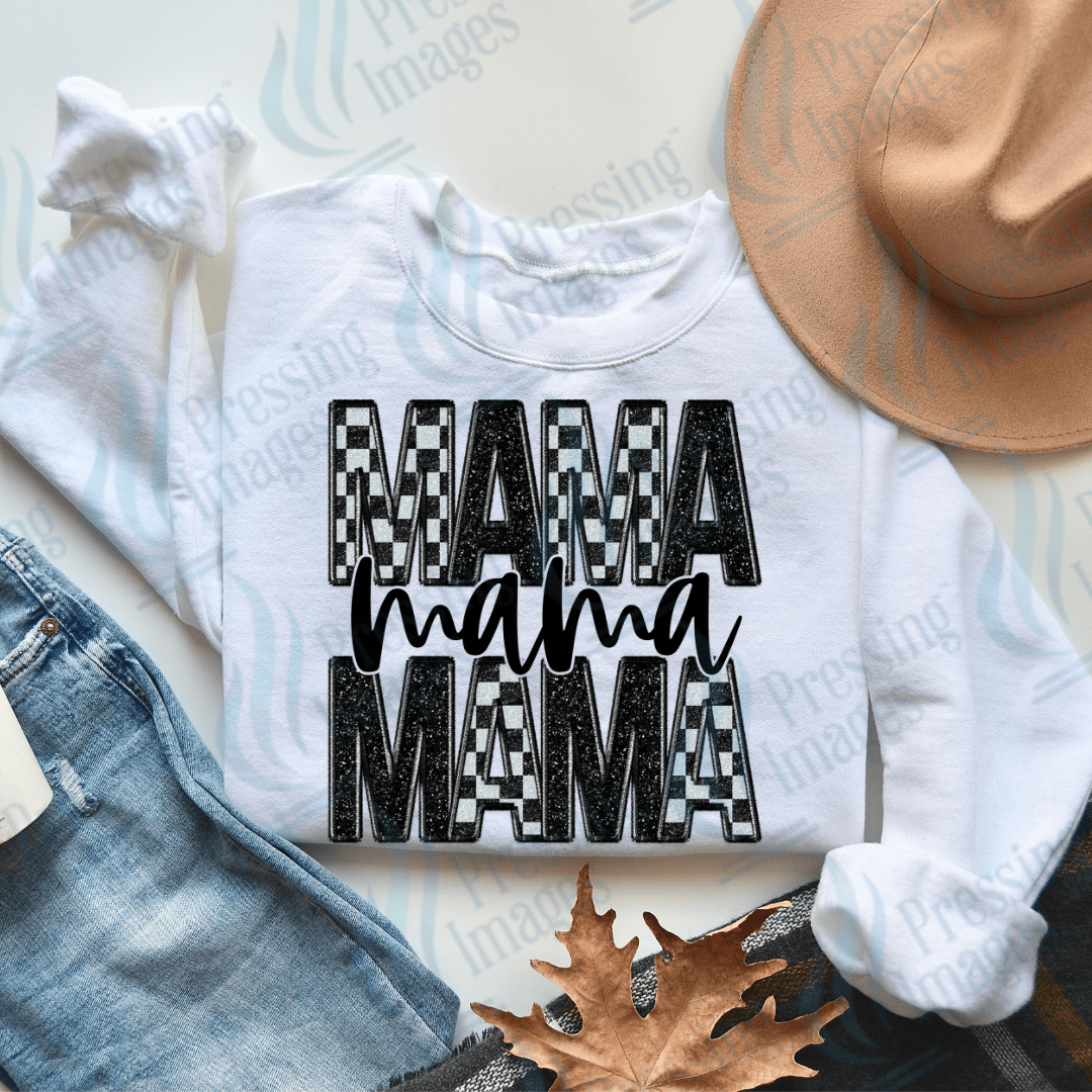 DTF 2941 Checker Mama - Pressing Images