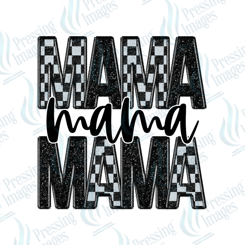DTF 2941 Checker Mama - Pressing Images