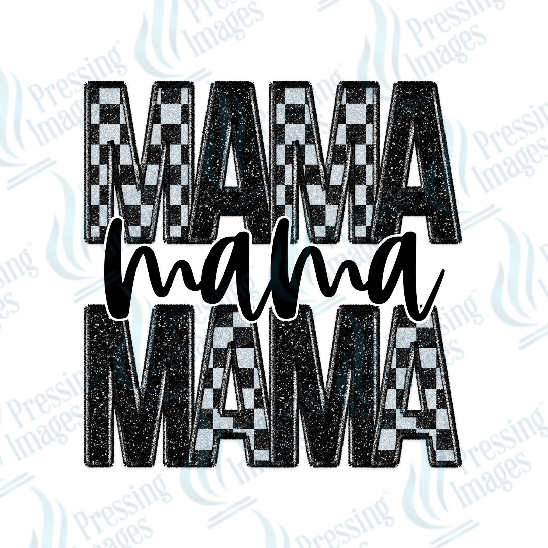 DTF 2941 Checker Mama - Pressing Images