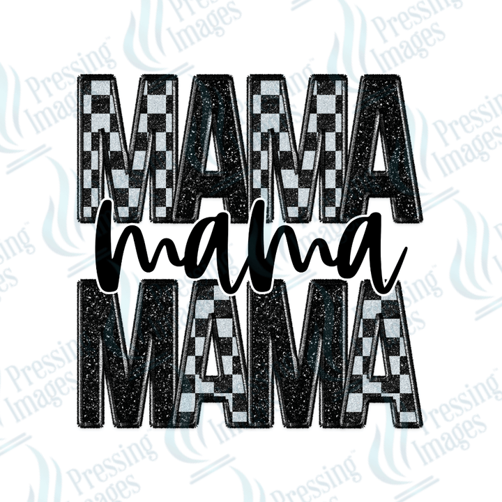 DTF 2941 Checker Mama - Pressing Images
