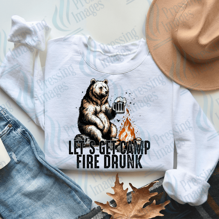DTF 2943 Let's get campfire drunk - Pressing Images