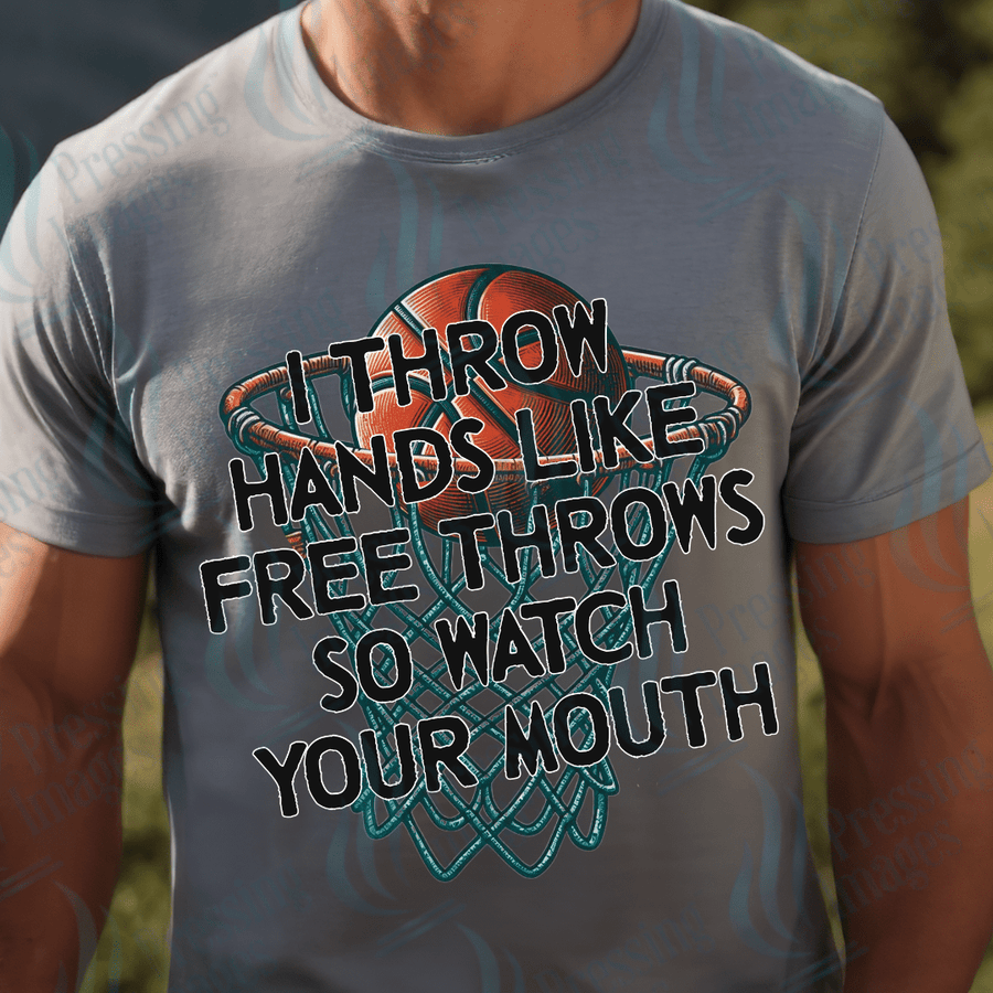 DTF 2944 I throw hands - Pressing Images