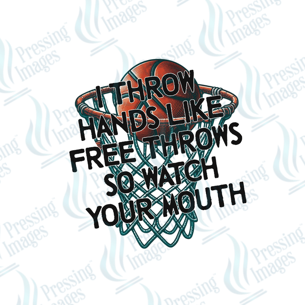 DTF 2944 I throw hands - Pressing Images