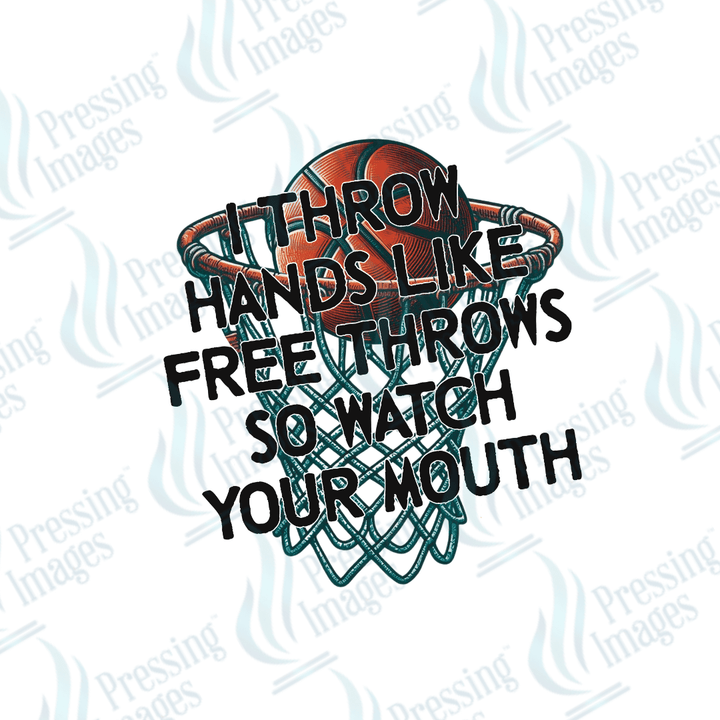 DTF 2944 I throw hands - Pressing Images