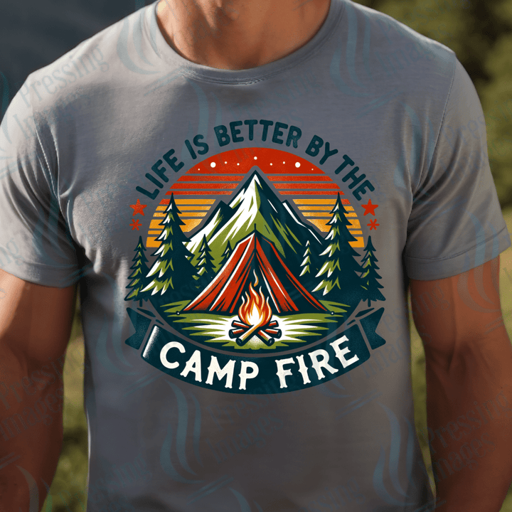 DTF 2950 Life is better by the campfire - Pressing Images
