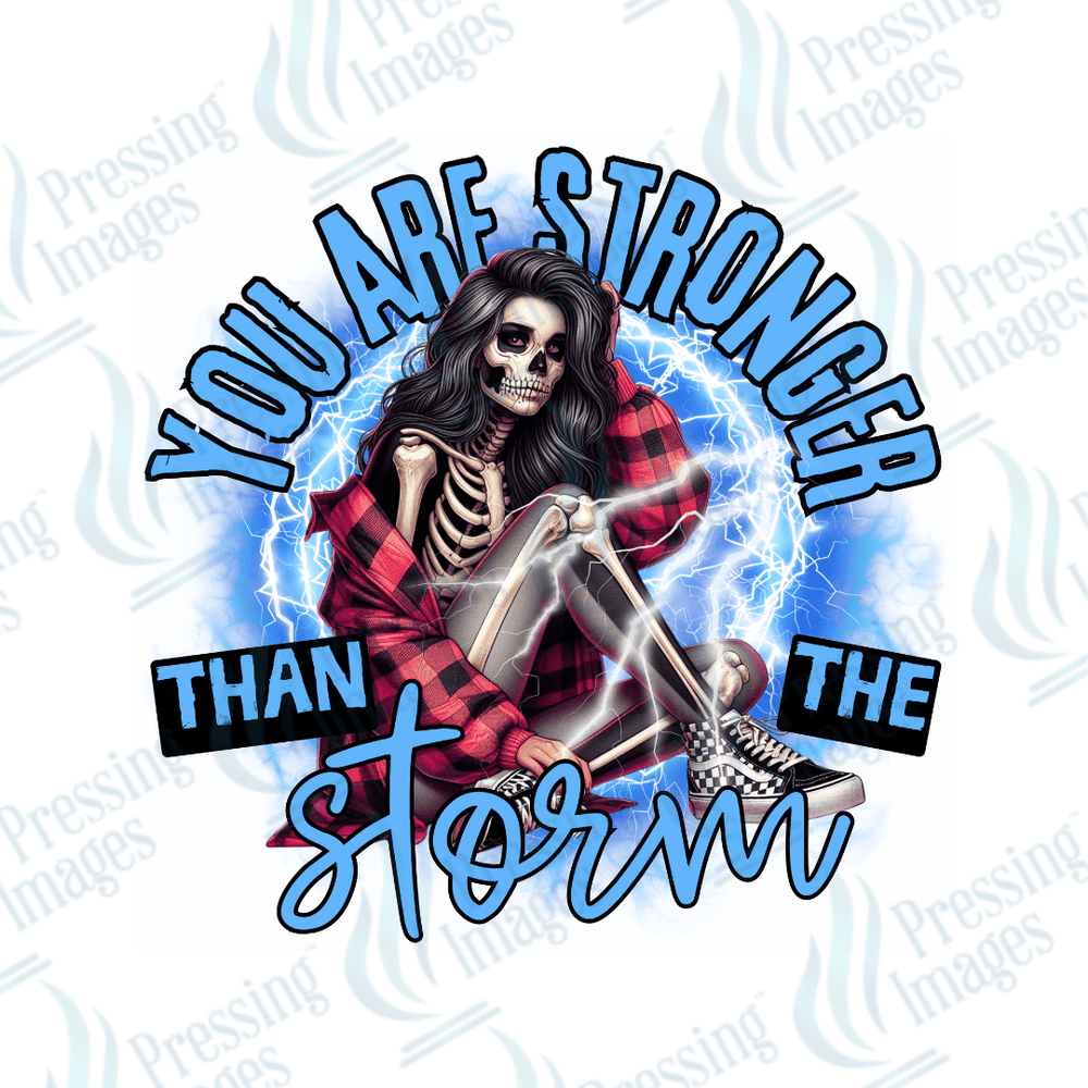 DTF 2959 You are stronger than the storm - Pressing Images