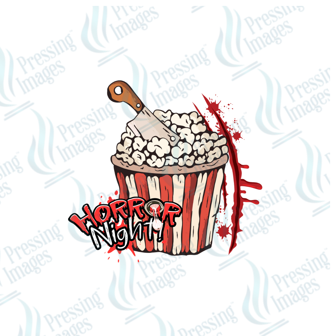DTF 3005 Horror night Popcorn - Pressing Images
