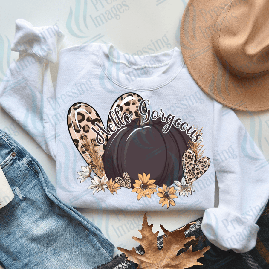 DTF 3008 Hello gorgeous - Pressing Images