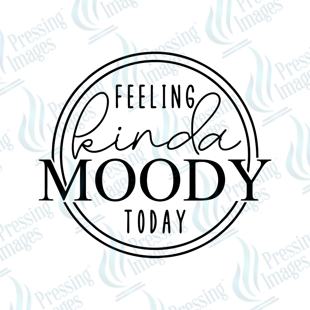 DTF 3013 Feeling Kinda moody today - Pressing Images