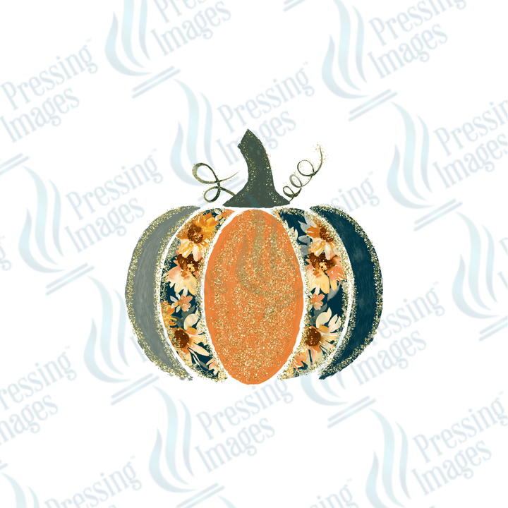 DTF 3021 Sunflower pumpkin - Pressing Images