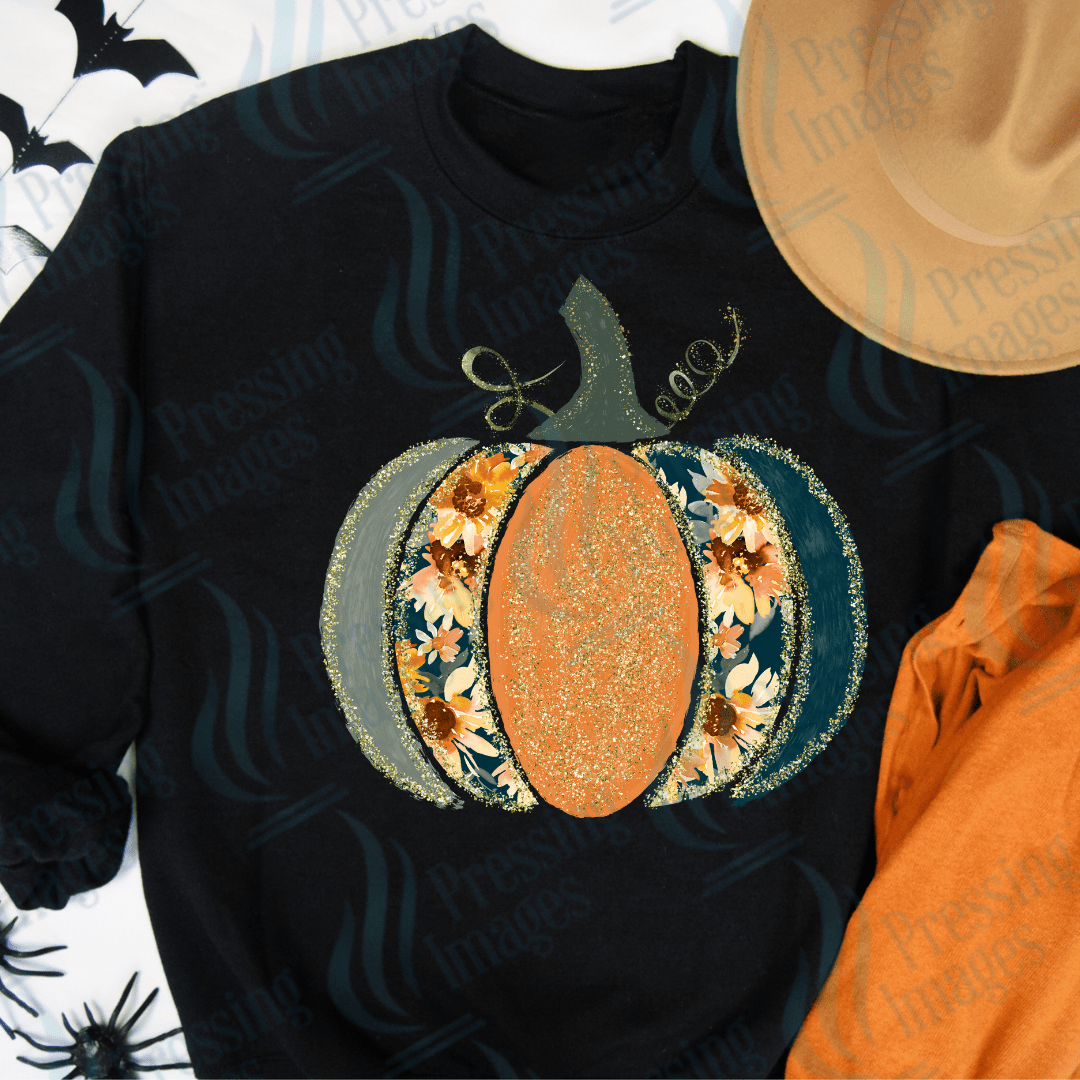 DTF 3021 Sunflower pumpkin - Pressing Images