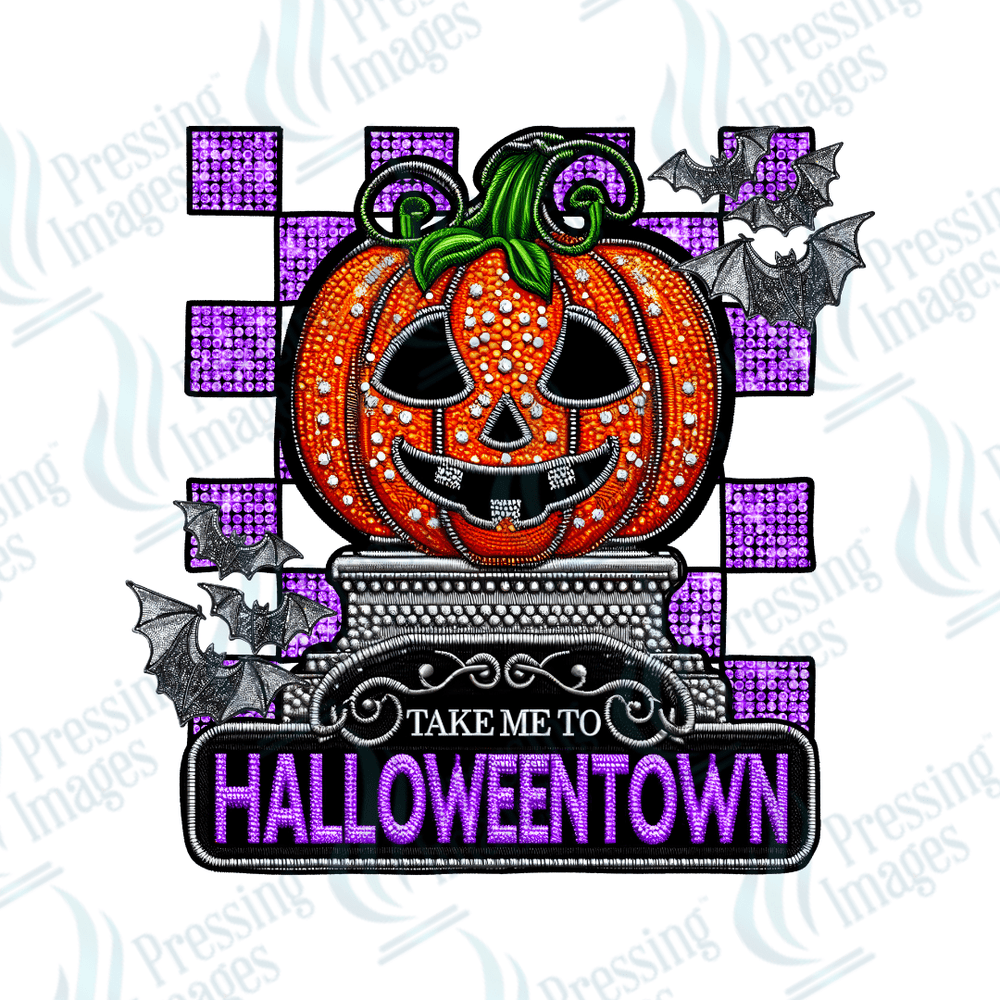 DTF 3023 Halloween town - Pressing Images