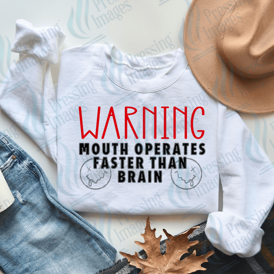 DTF 3028 Warning - Pressing Images