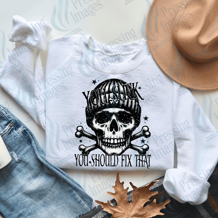 DTF 3029 You suck - Pressing Images