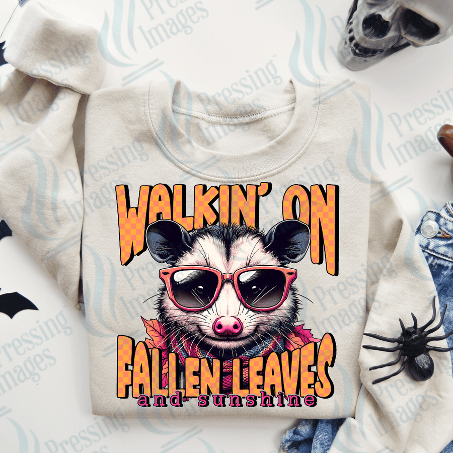 DTF 3048 Walkin' on fallen leaves - Pressing Images