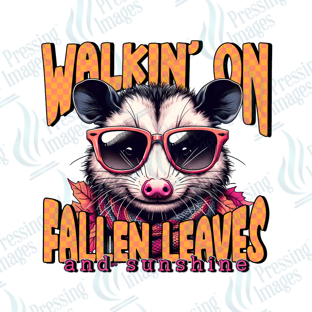 DTF 3048 Walkin' on fallen leaves - Pressing Images