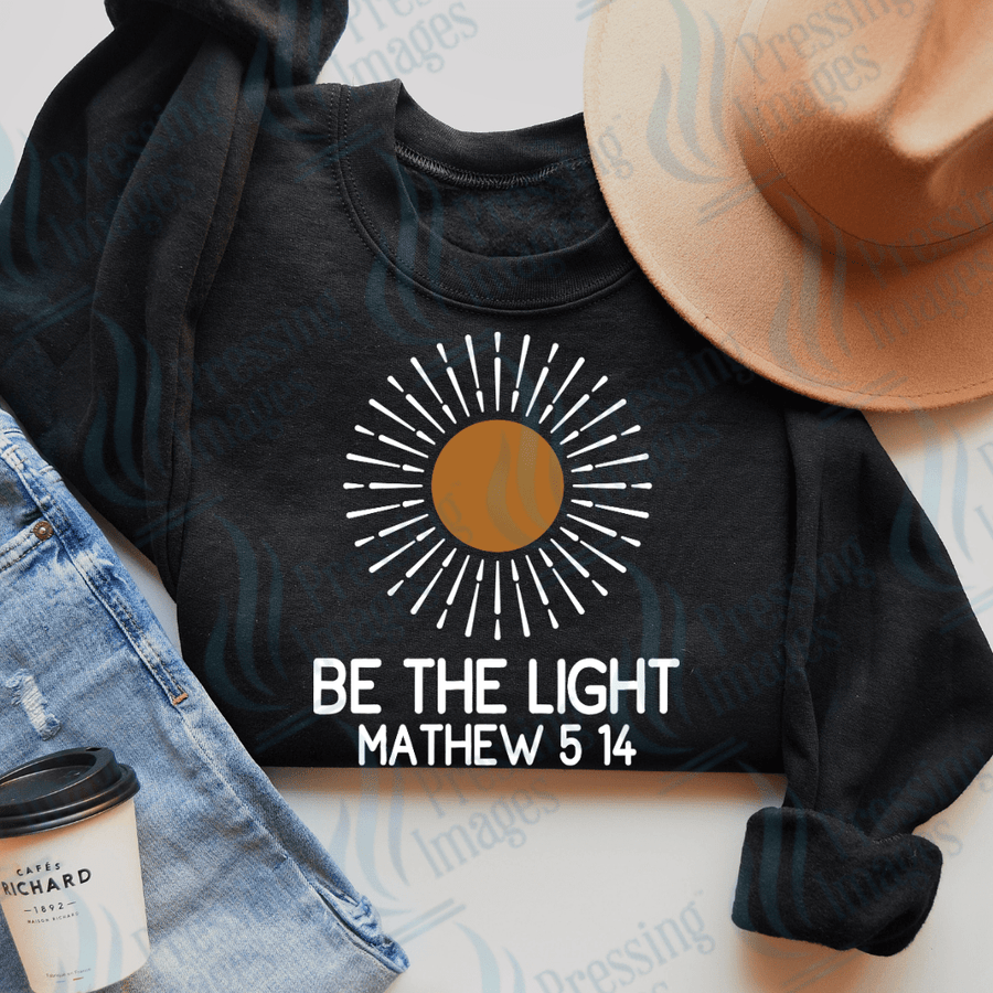 DTF 3054 Be the light - Pressing Images