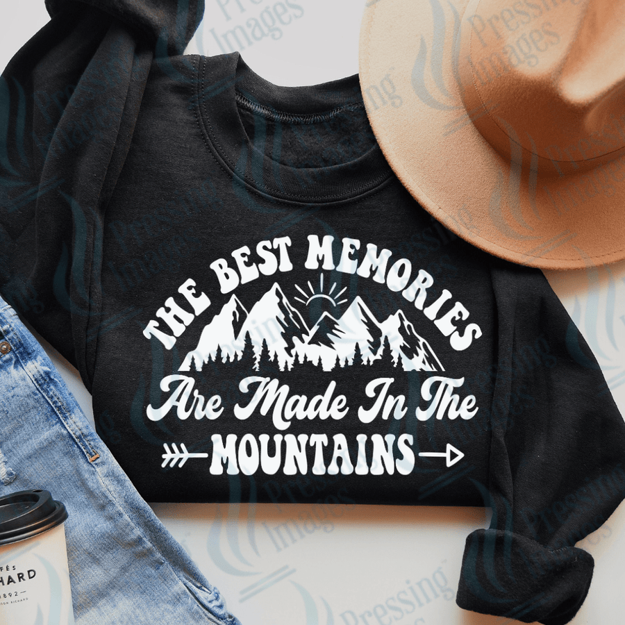 DTF 3070 The best memories are made in the mountains - Pressing Images