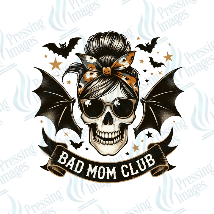 DTF 3071 Bad mom's club - Pressing Images