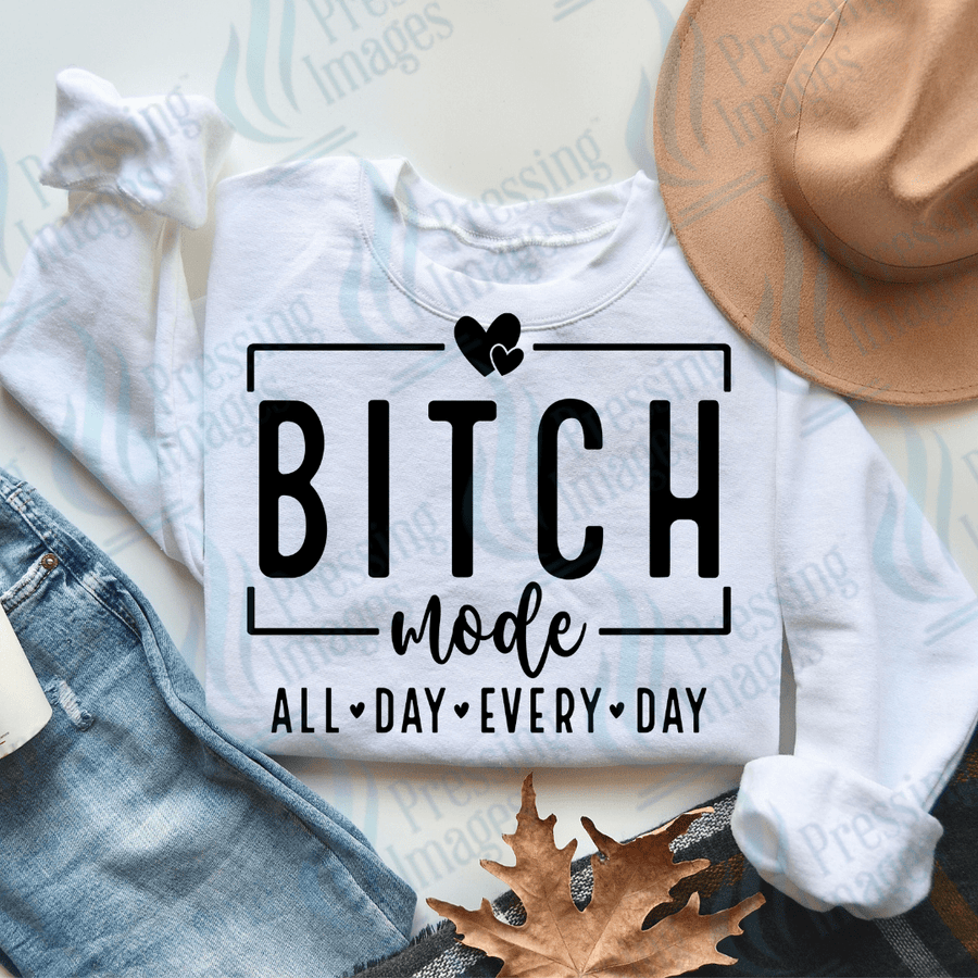 DTF 3074 Bitch mode - Pressing Images