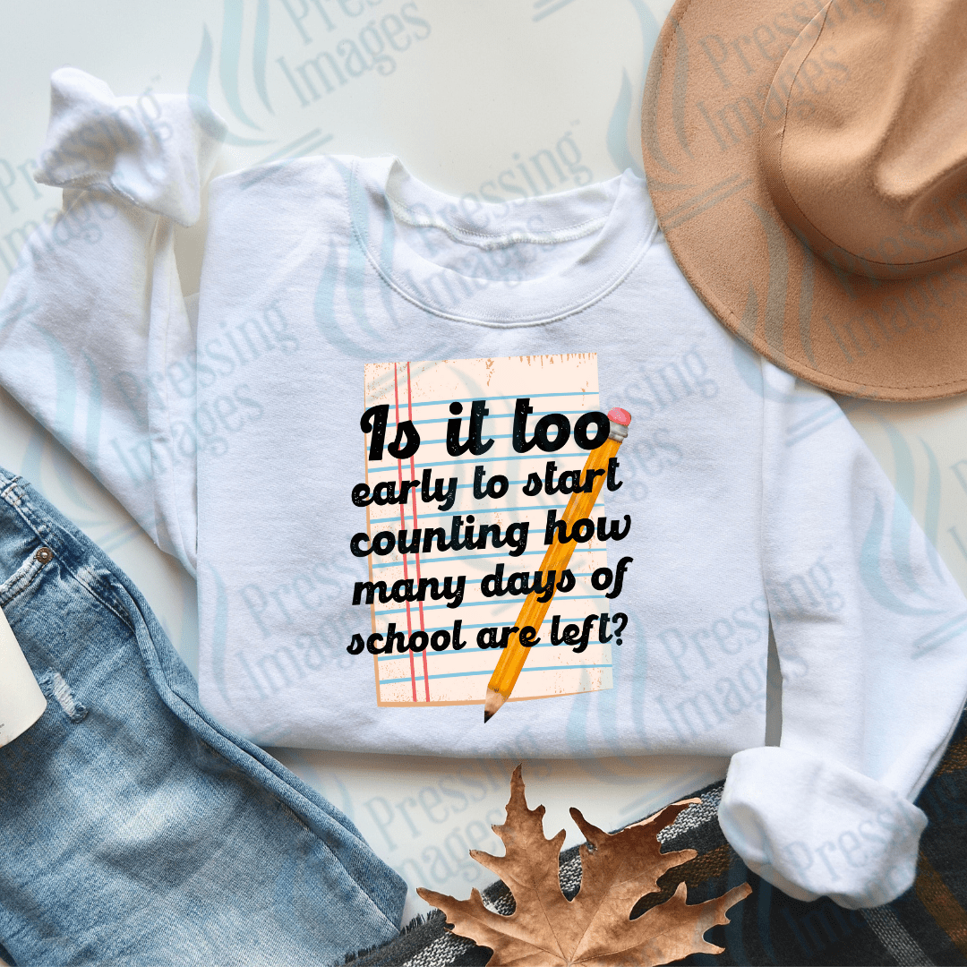 DTF 3113 Is it too early - Pressing Images