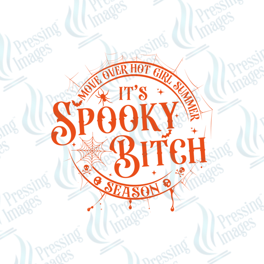DTF 3136 Spooky bitch - Pressing Images