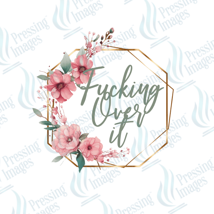 DTF 3149 Fucking over it - Pressing Images
