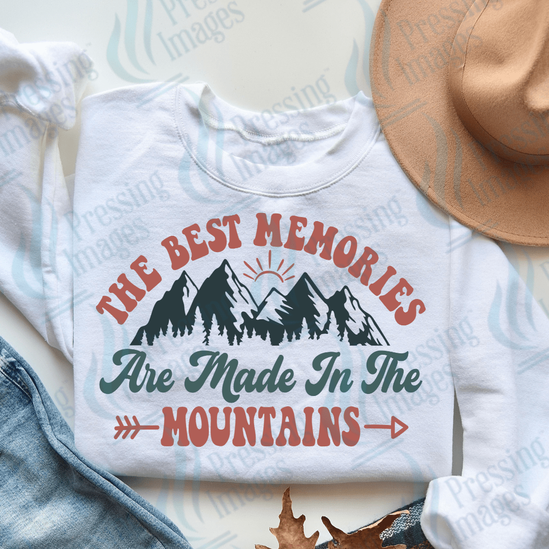 DTF 3150 The best memories are made in the mountains - Pressing Images
