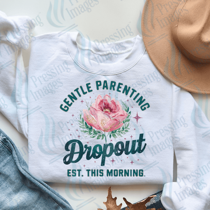 DTF 3156 Gentle parenting drop out - Pressing Images