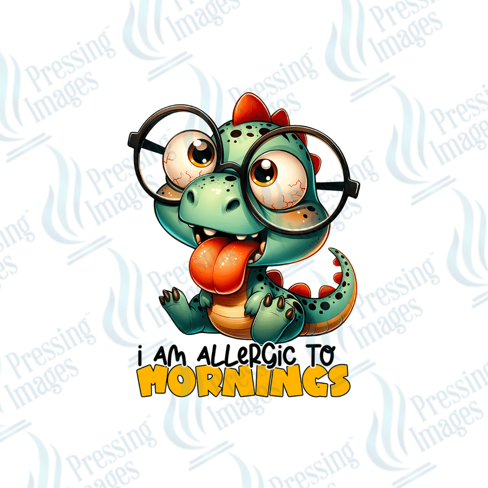 DTF 3163 Allergic to mornings - Pressing Images